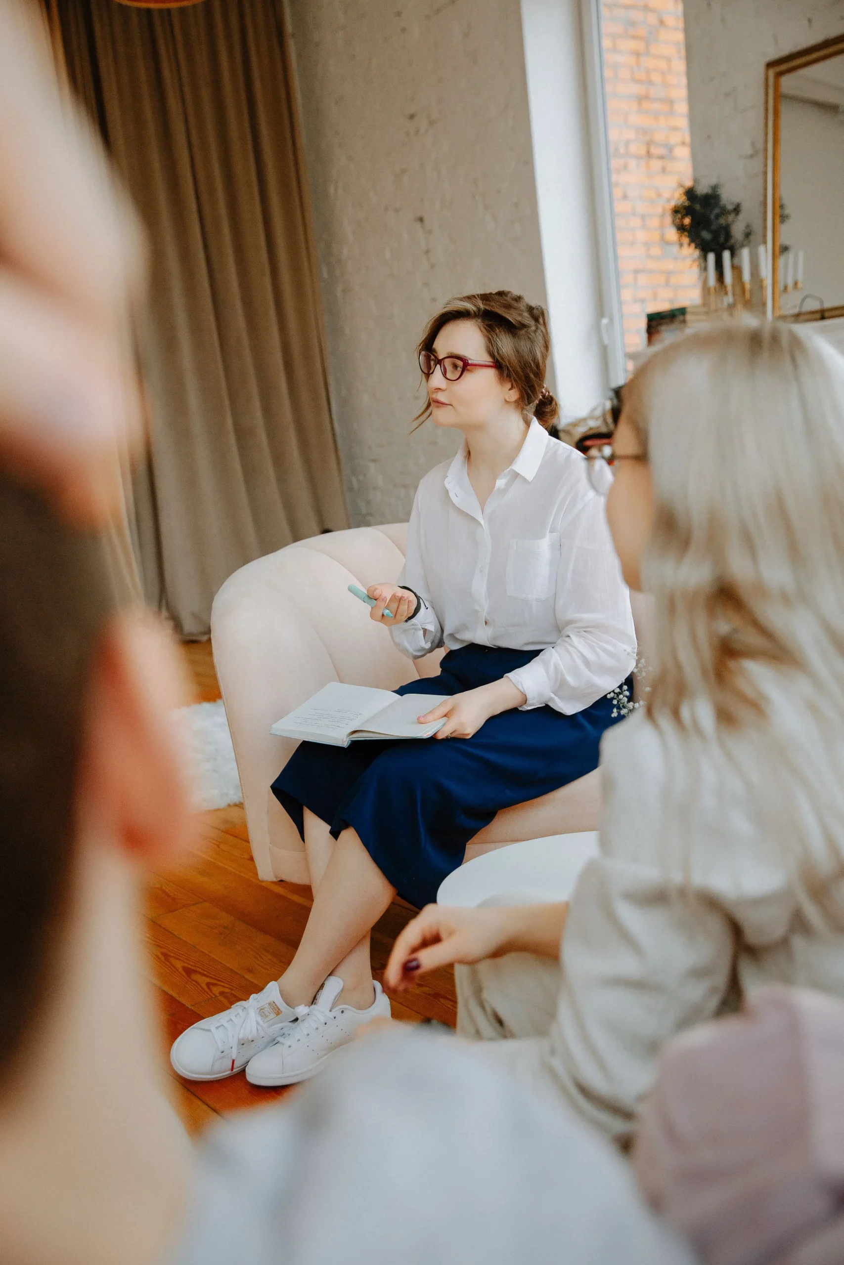 Le Cercle d'Élodie, communauté de femmes qui s'accompagnement dans leur transition vers les cheveux blancs.